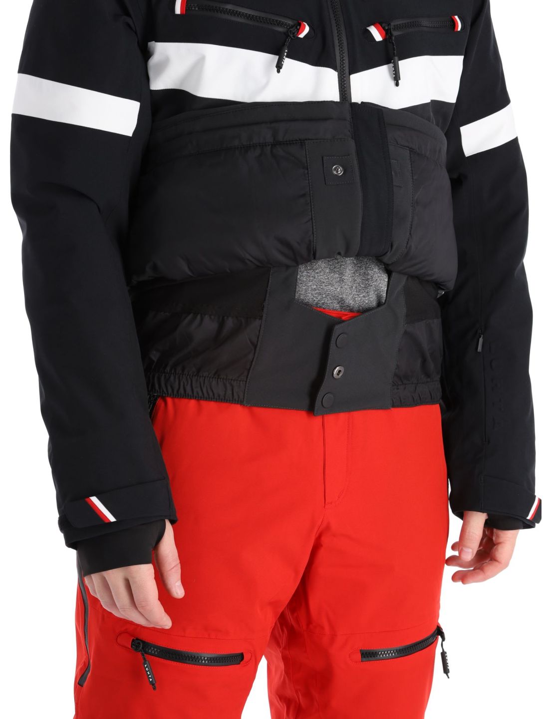 Luhta, Jierstivaara veste de ski hommes Anthracite gris, noir 