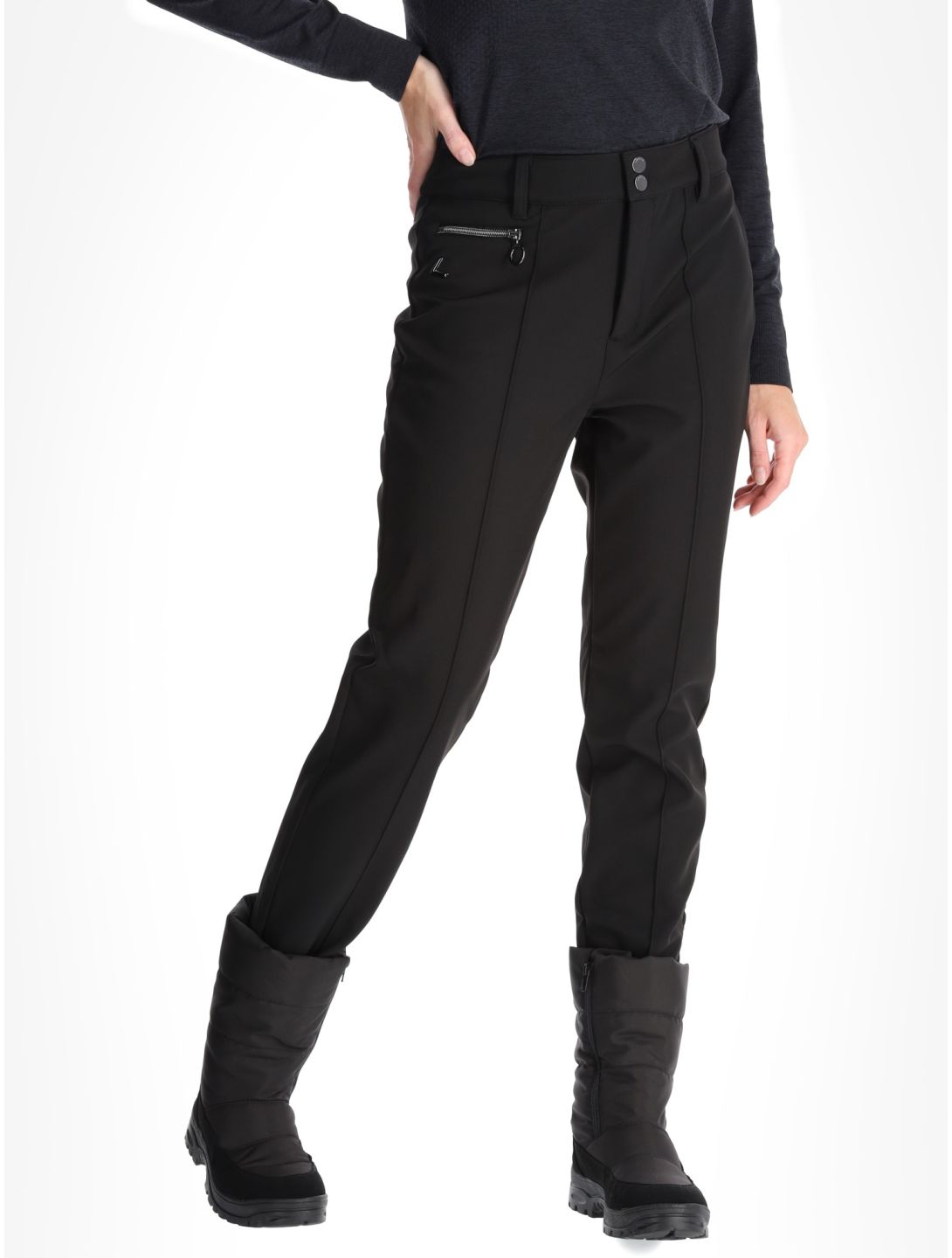 Luhta, Joentaka pantalon de ski en softshell femmes Black noir 