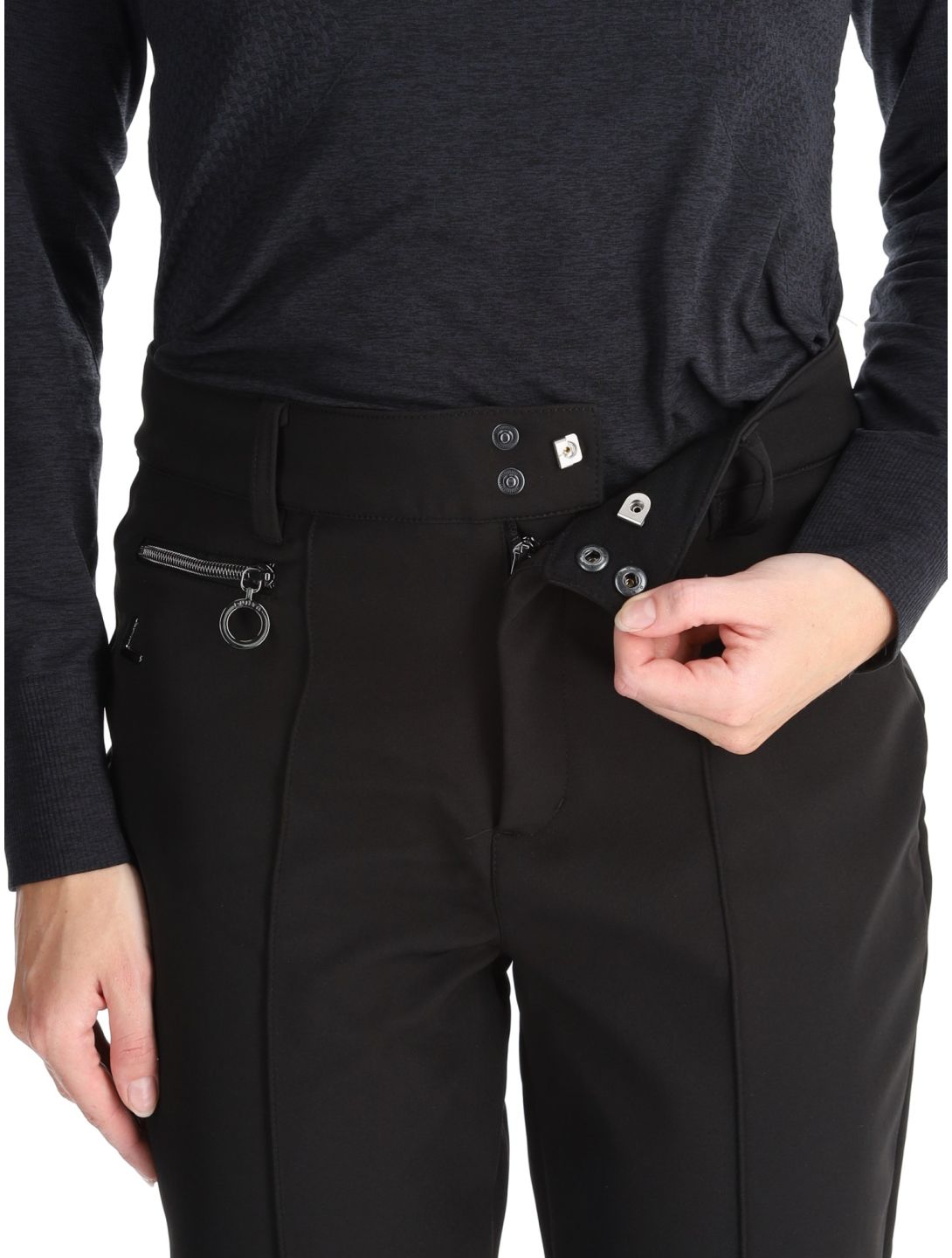 Luhta, Joentaka pantalon de ski en softshell femmes Black noir 