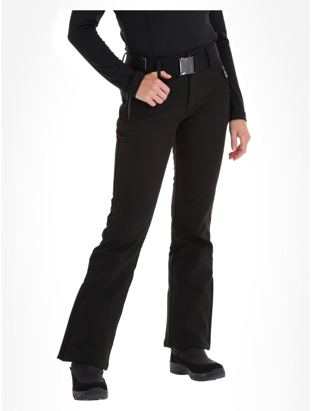 Luhta, Joentaus pantalon de ski en softshell femmes Black noir 