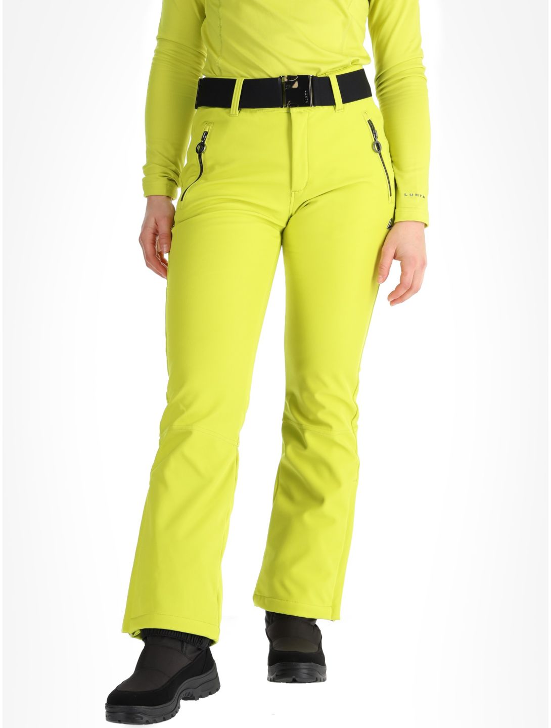 Luhta, Joentaus C pantalon de ski en softshell femmes Aloe vert 