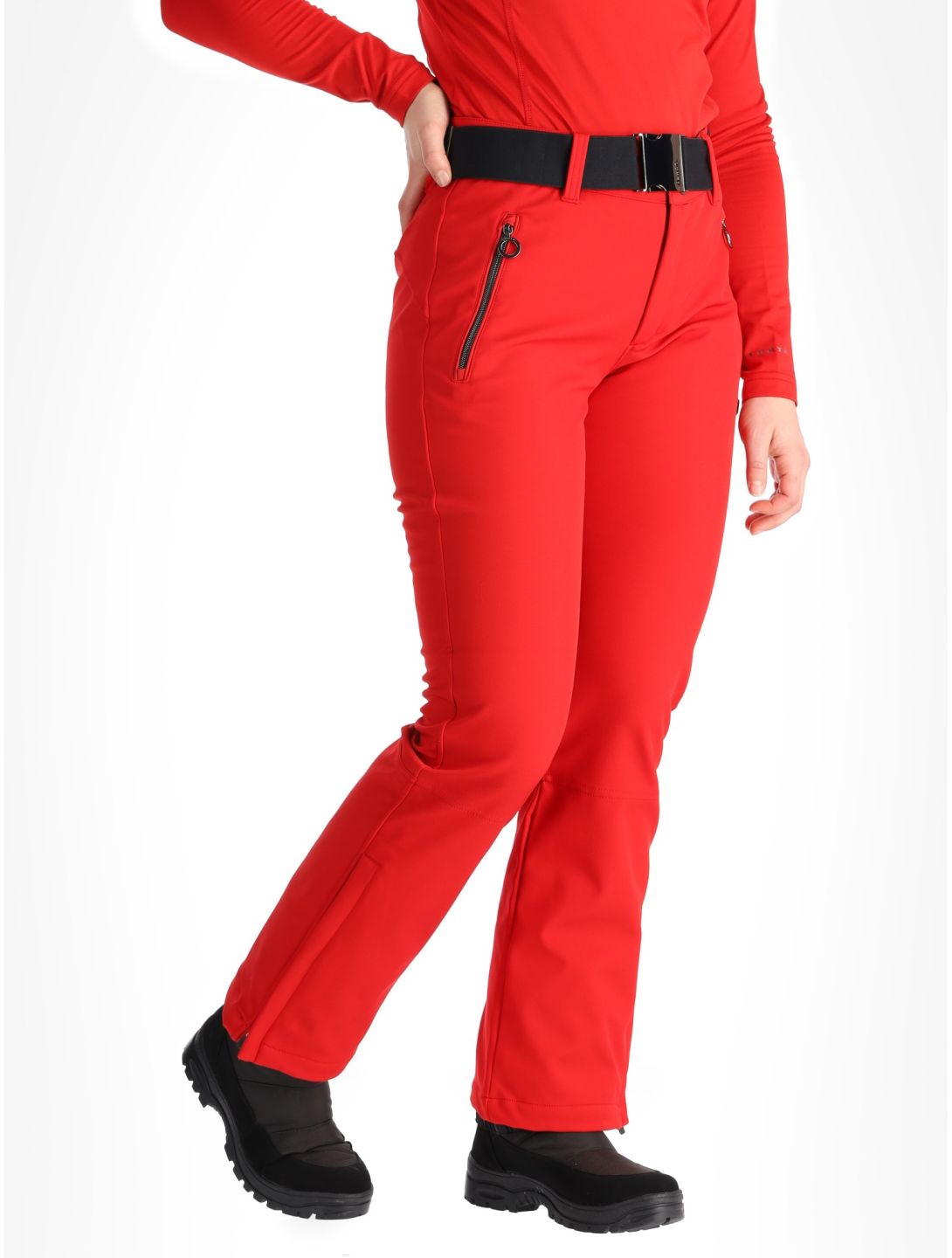 Luhta, Joentaus C pantalon de ski en softshell femmes Cranberry rouge 