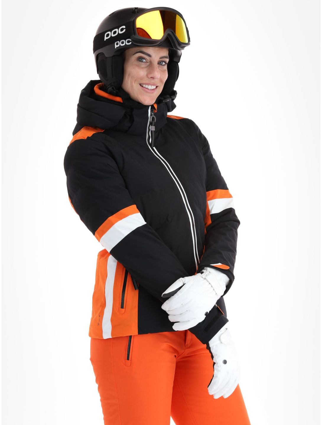 Luhta, Kaakkurivaara veste de ski femmes Black noir, orange 