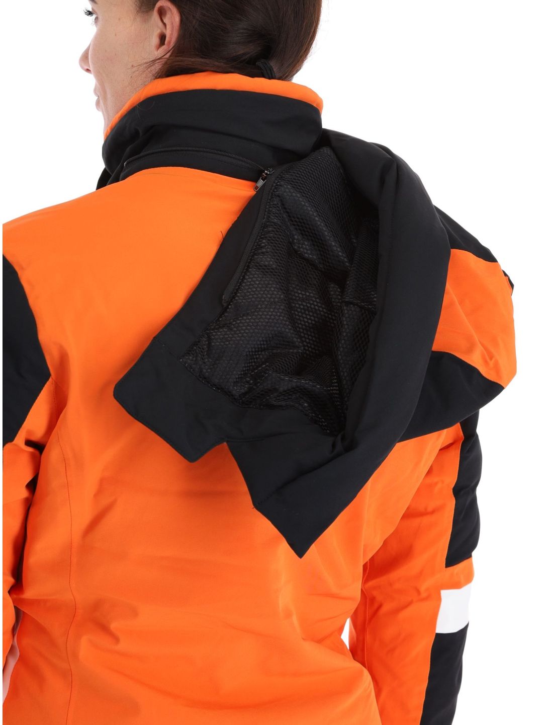 Luhta, Kaakkurivaara veste de ski femmes Black noir, orange 