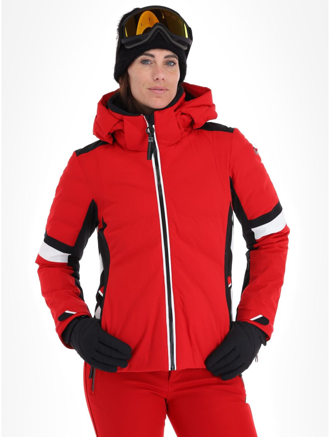 Luhta, Kaakkurivaara veste de ski femmes Cranberry noir, rouge 