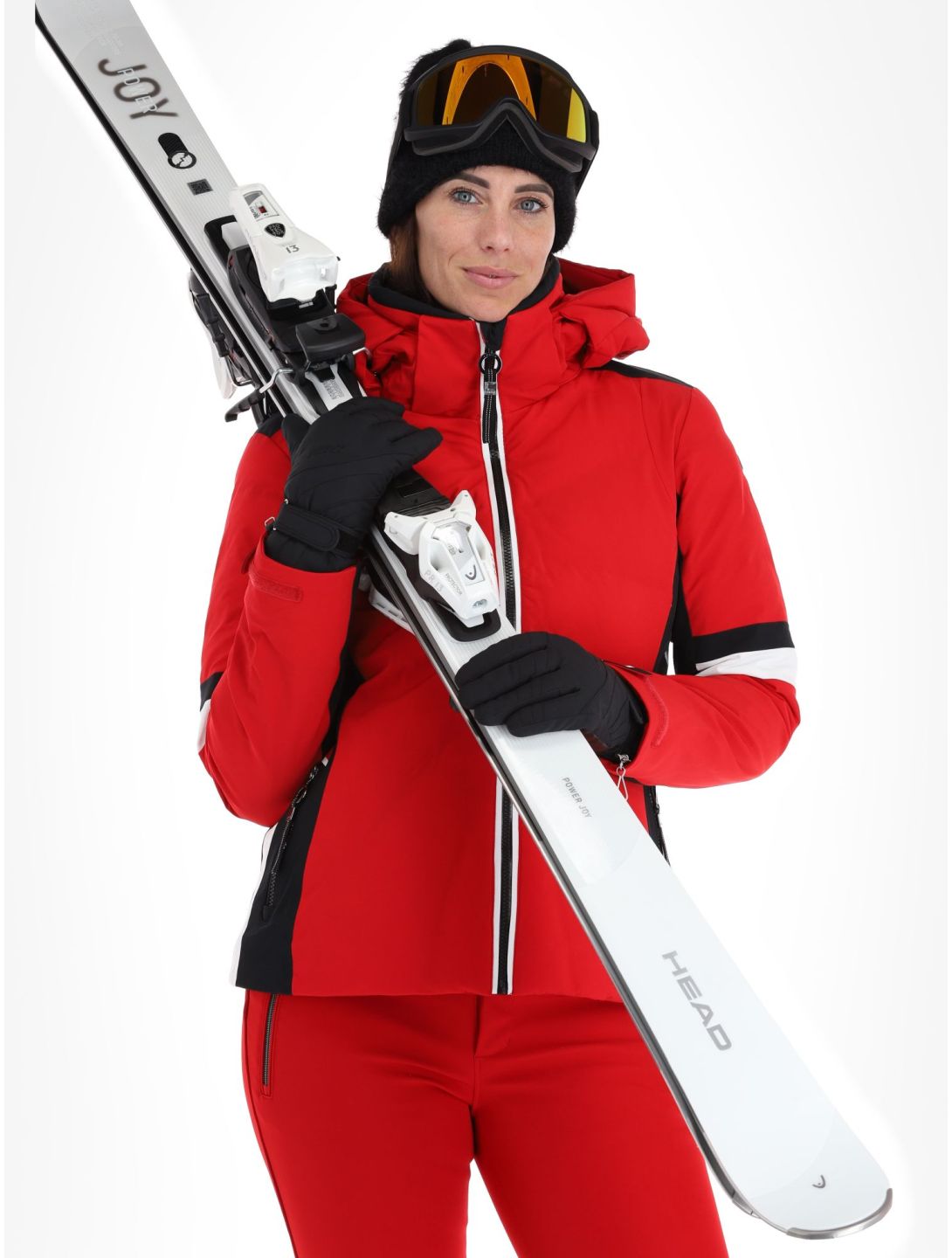 Luhta, Kaakkurivaara veste de ski femmes Cranberry noir, rouge 