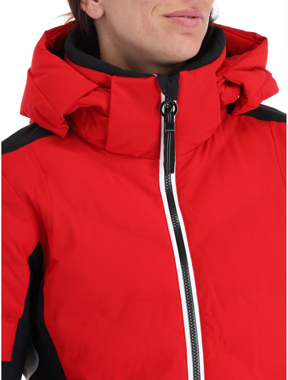 Luhta, Kaakkurivaara veste de ski femmes Cranberry noir, rouge 