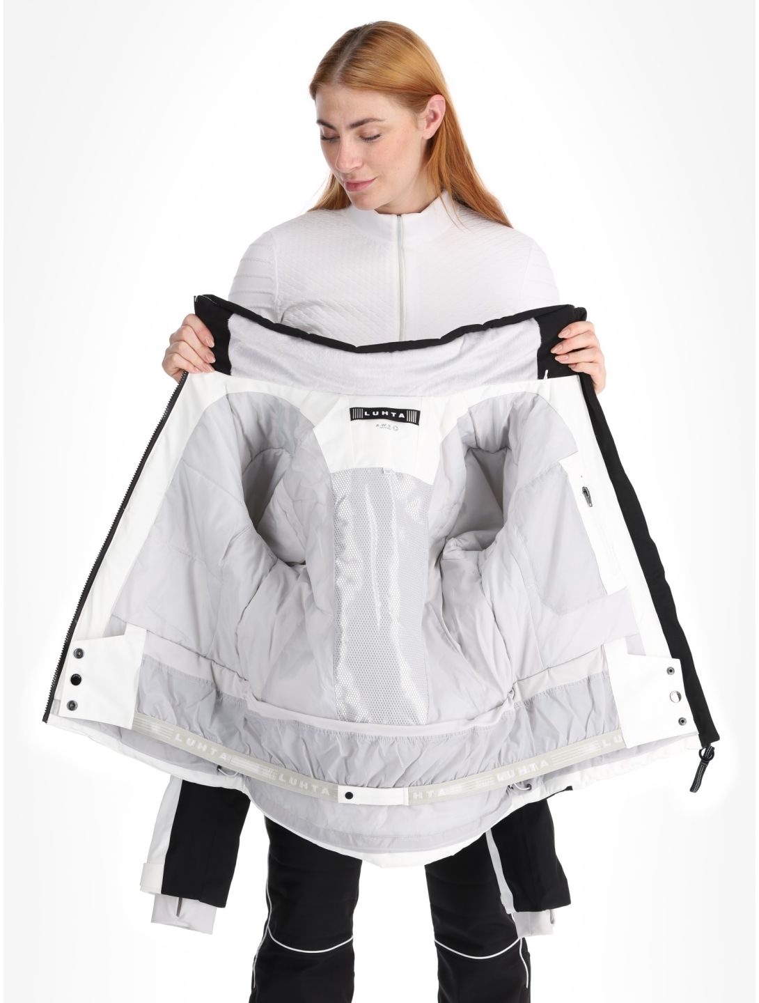 Luhta, Kaamanen veste de ski femmes Optic White blanc 