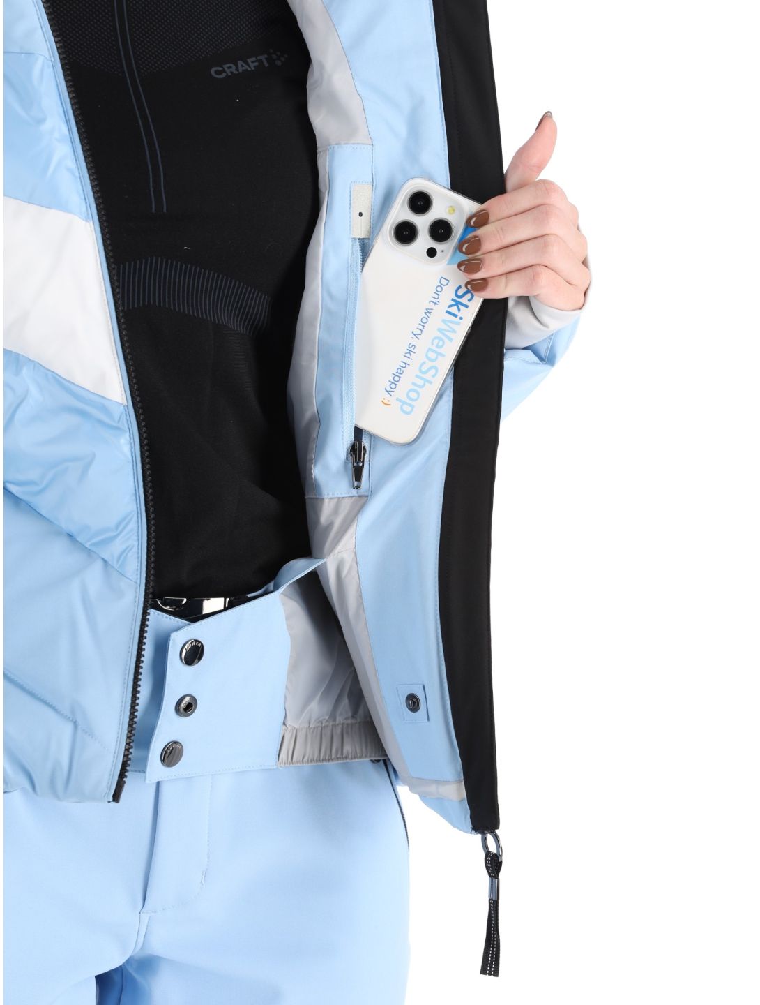 Luhta, Kaarto veste de ski femmes Light Blue bleu 