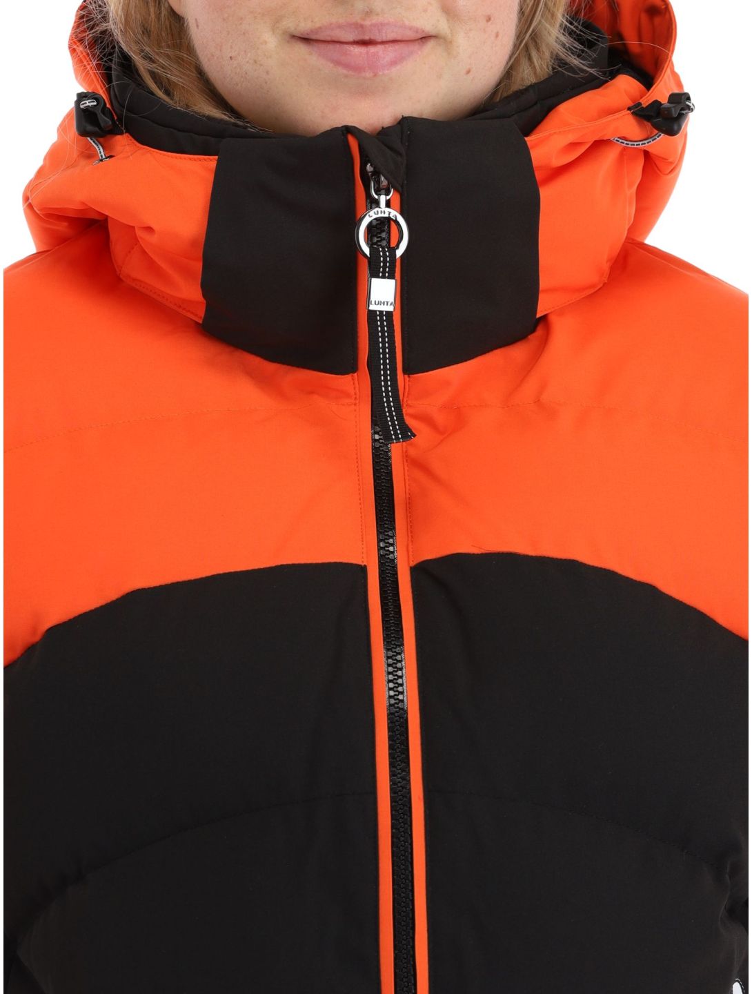 Luhta, Kaldoaivi veste de ski femmes Orange blanc, noir, orange 