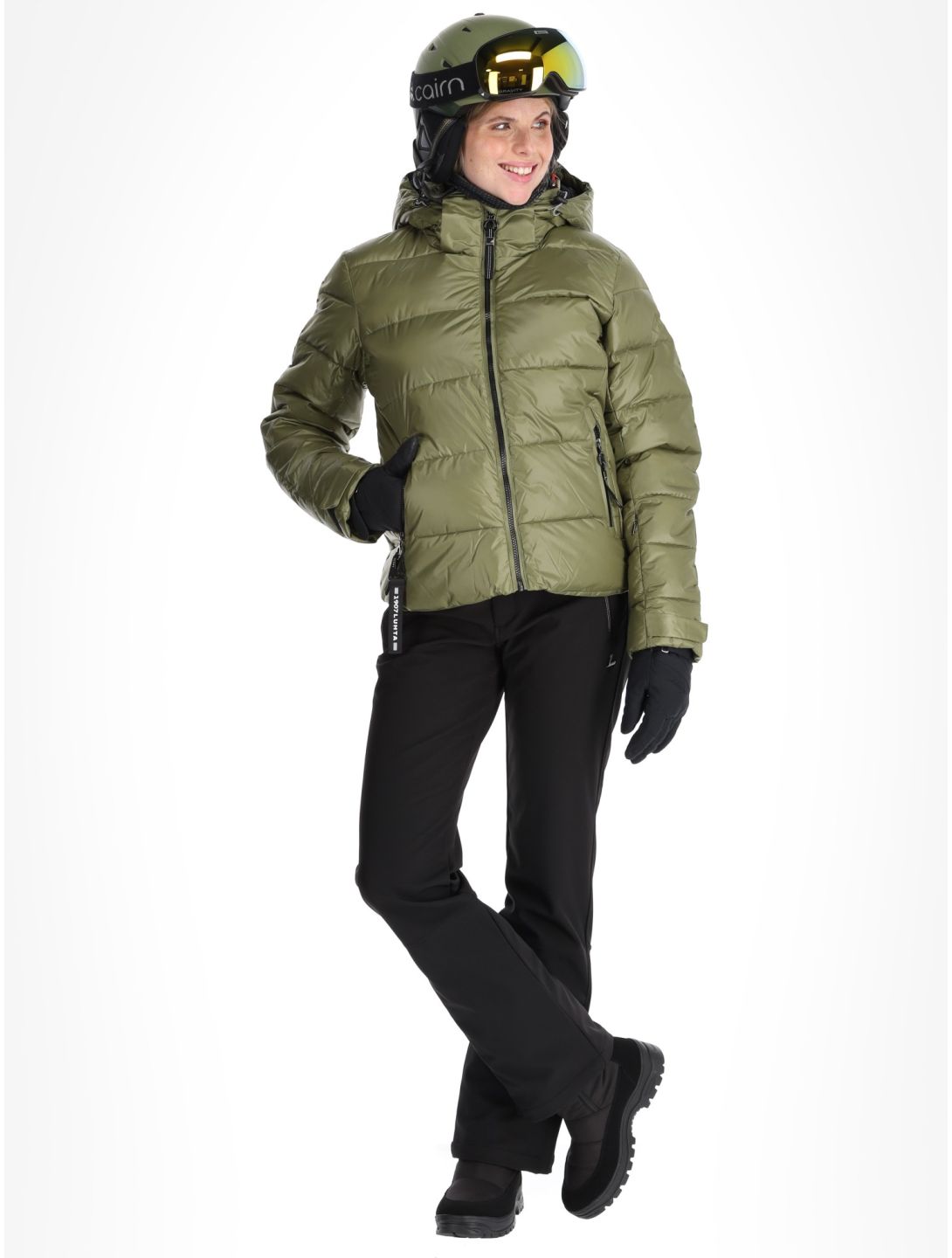 Luhta, Kallunki veste de ski femmes Olive vert 