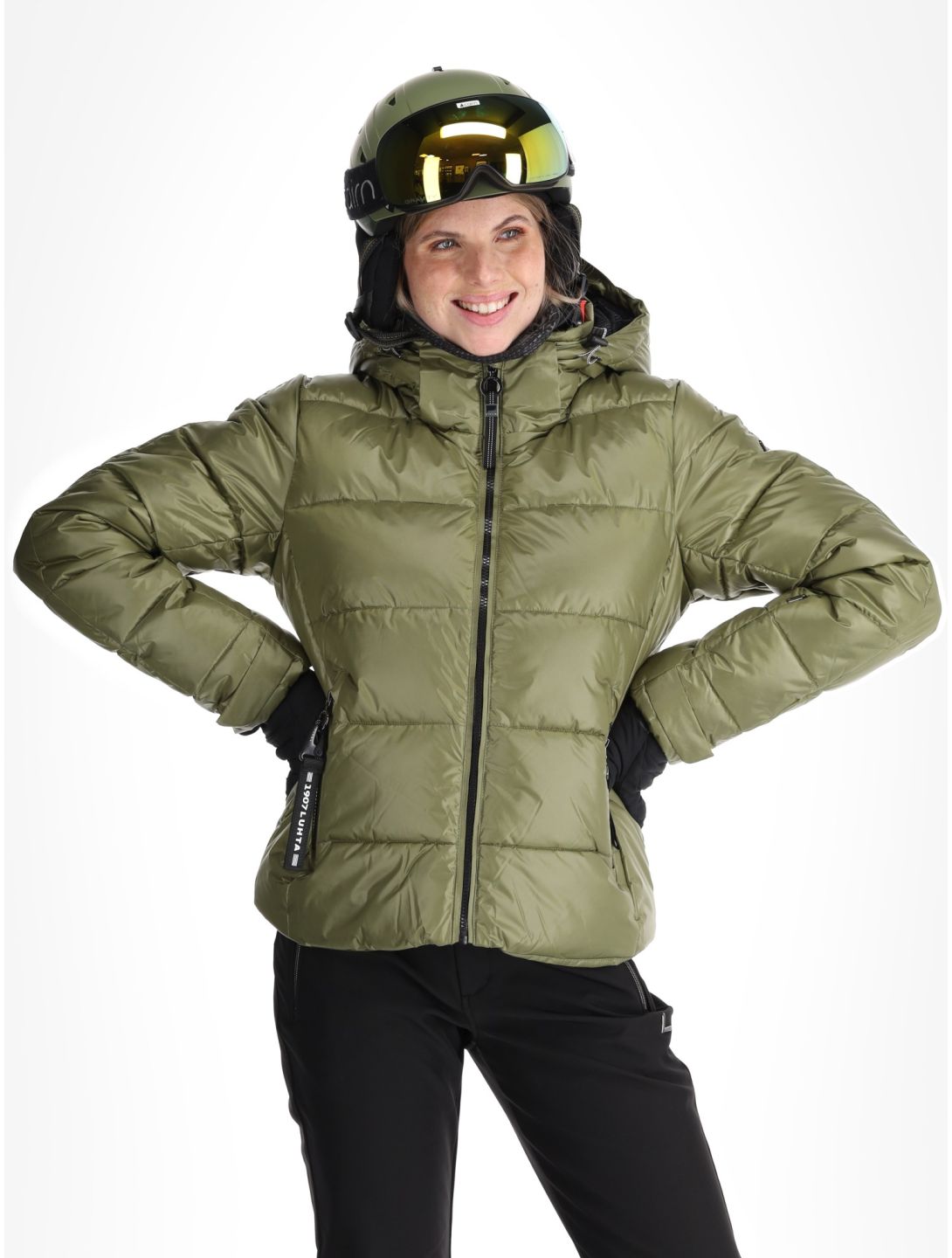 Luhta, Kallunki veste de ski femmes Olive vert 