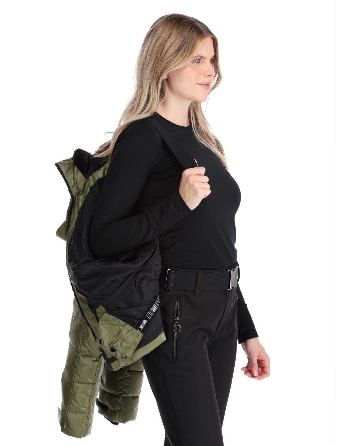 Luhta, Kallunki veste de ski femmes Olive vert 