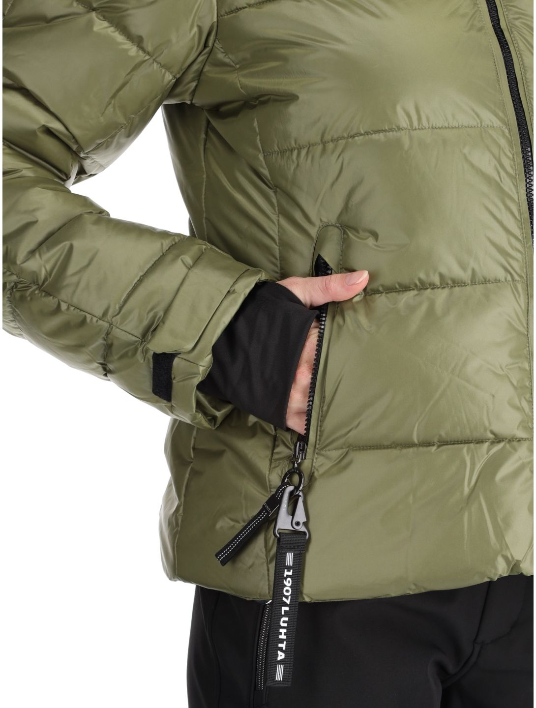 Luhta, Kallunki veste de ski femmes Olive vert 