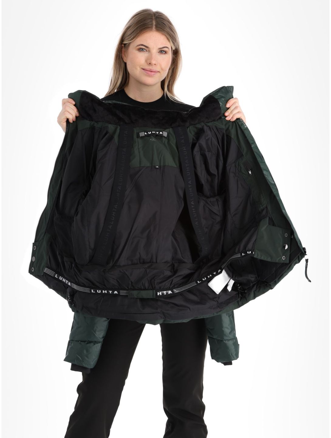 Luhta, Karhutunturi veste de ski femmes Dark Green vert 