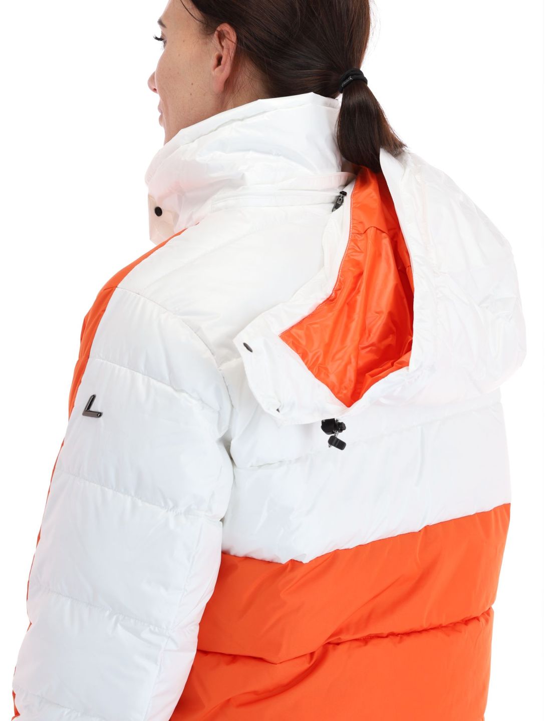 Luhta, Karhutunturi veste de ski femmes Orange blanc, orange 