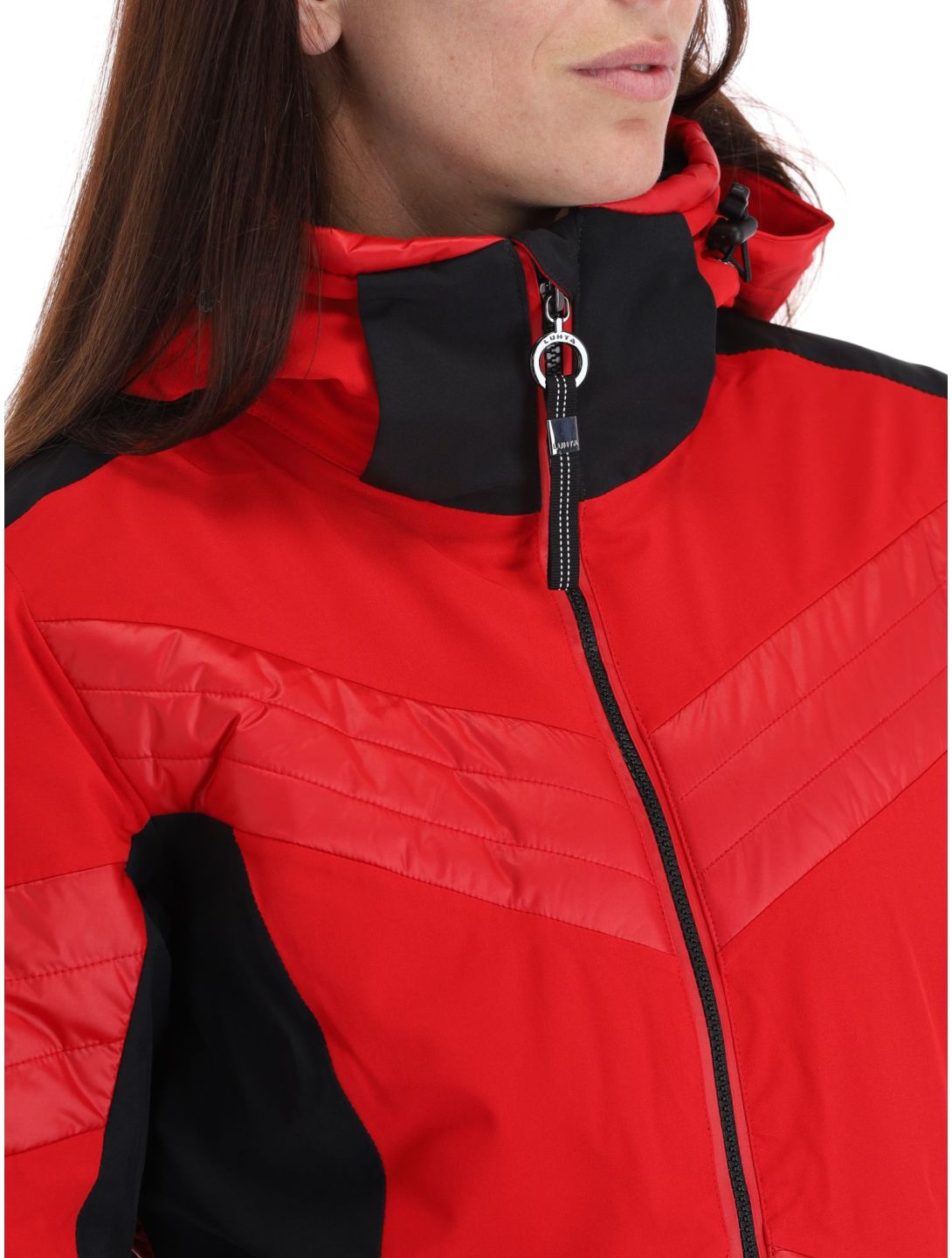 Luhta, Karravaara veste de ski femmes Cranberry noir, rouge 