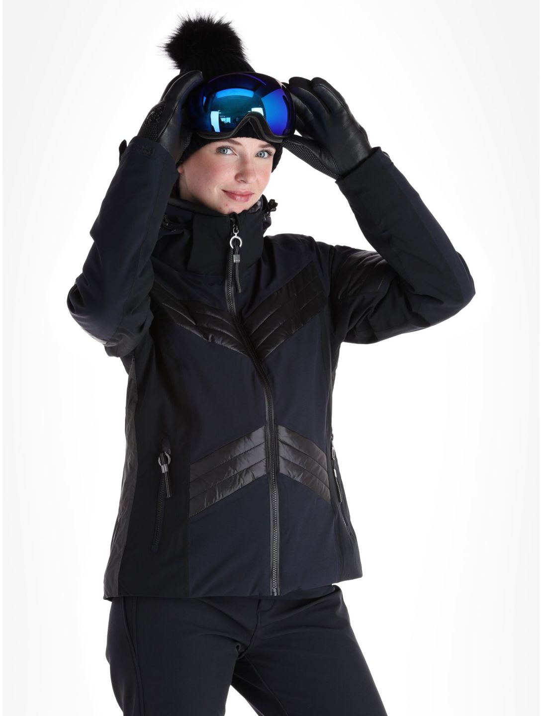 Luhta, Karravaara veste de ski femmes Dark Blue bleu, noir 