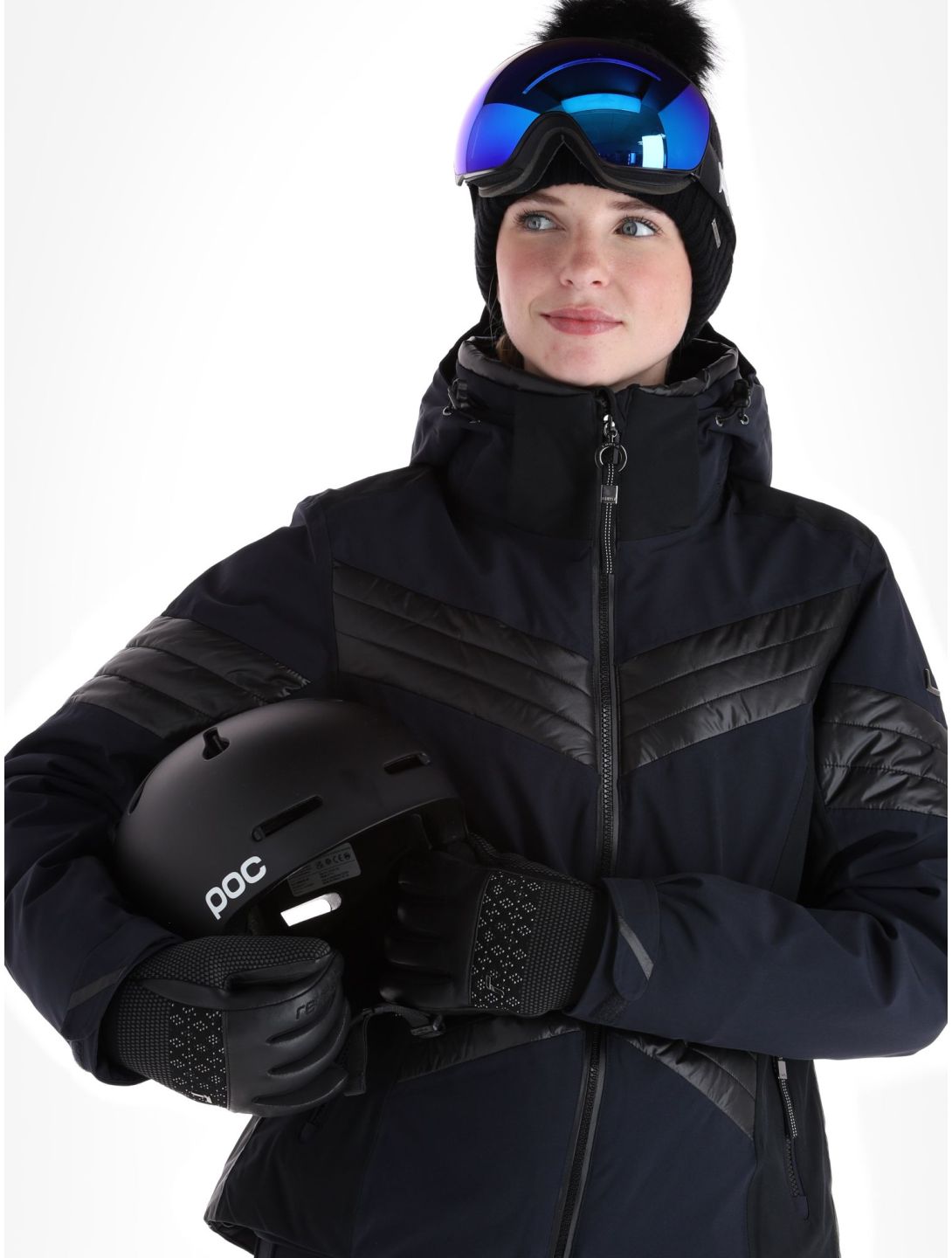 Luhta, Karravaara veste de ski femmes Dark Blue bleu, noir 