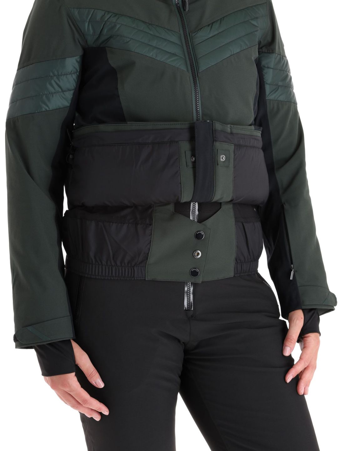 Luhta, Karravaara veste de ski femmes Dark Green noir, vert 