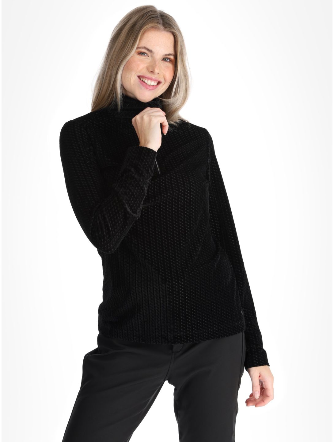 Luhta, Kauhava pull de ski femmes Black noir 