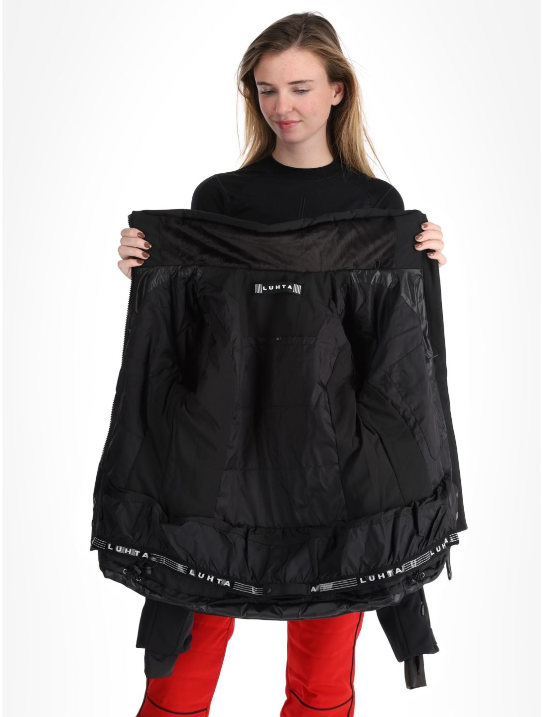 Luhta, Kierinki veste de ski femmes Black noir 