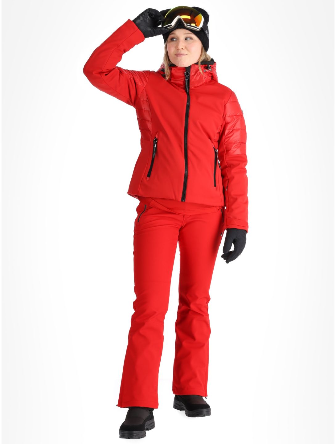 Luhta, Kierinki veste de ski femmes Cranberry rouge 