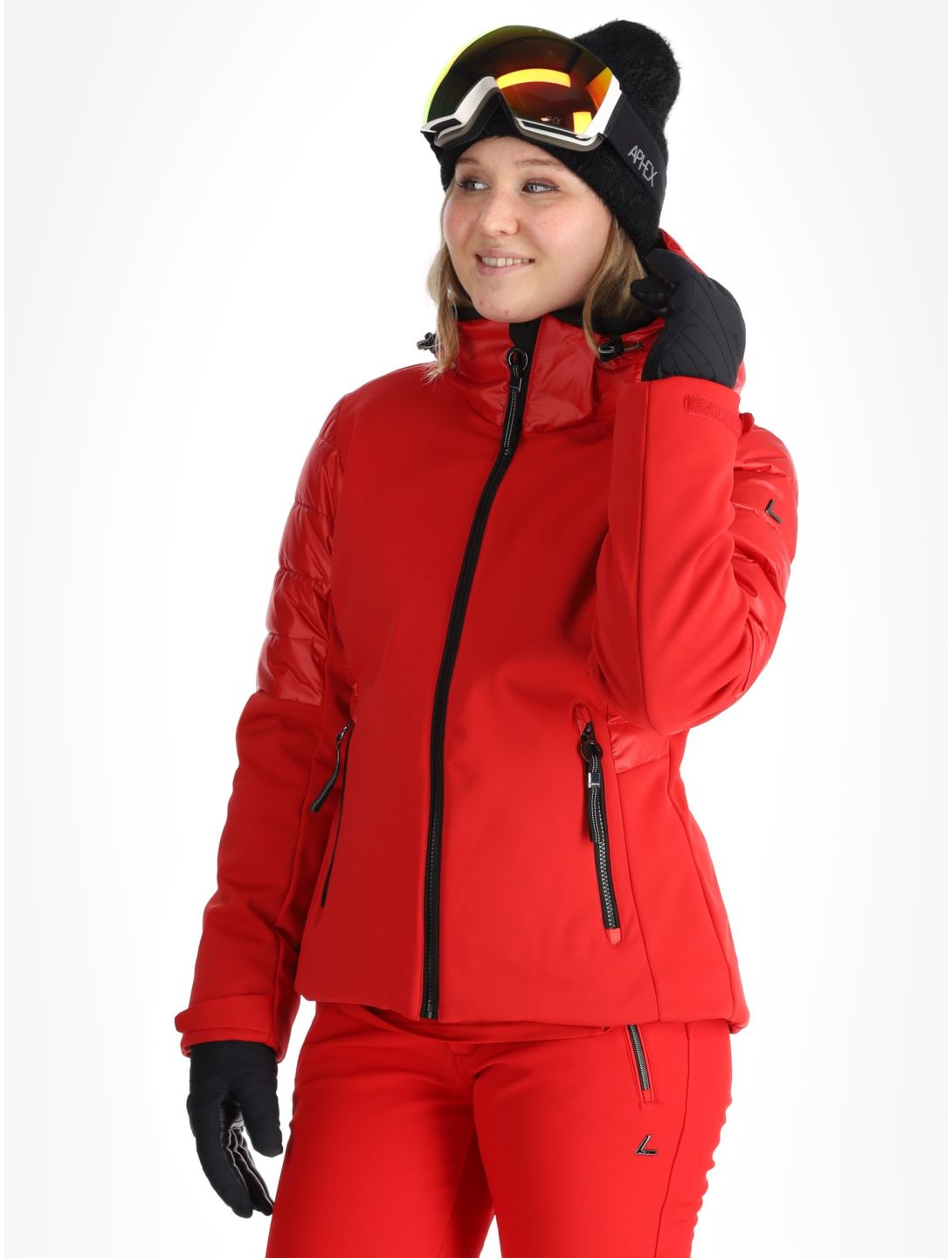 Luhta, Kierinki veste de ski femmes Cranberry rouge 