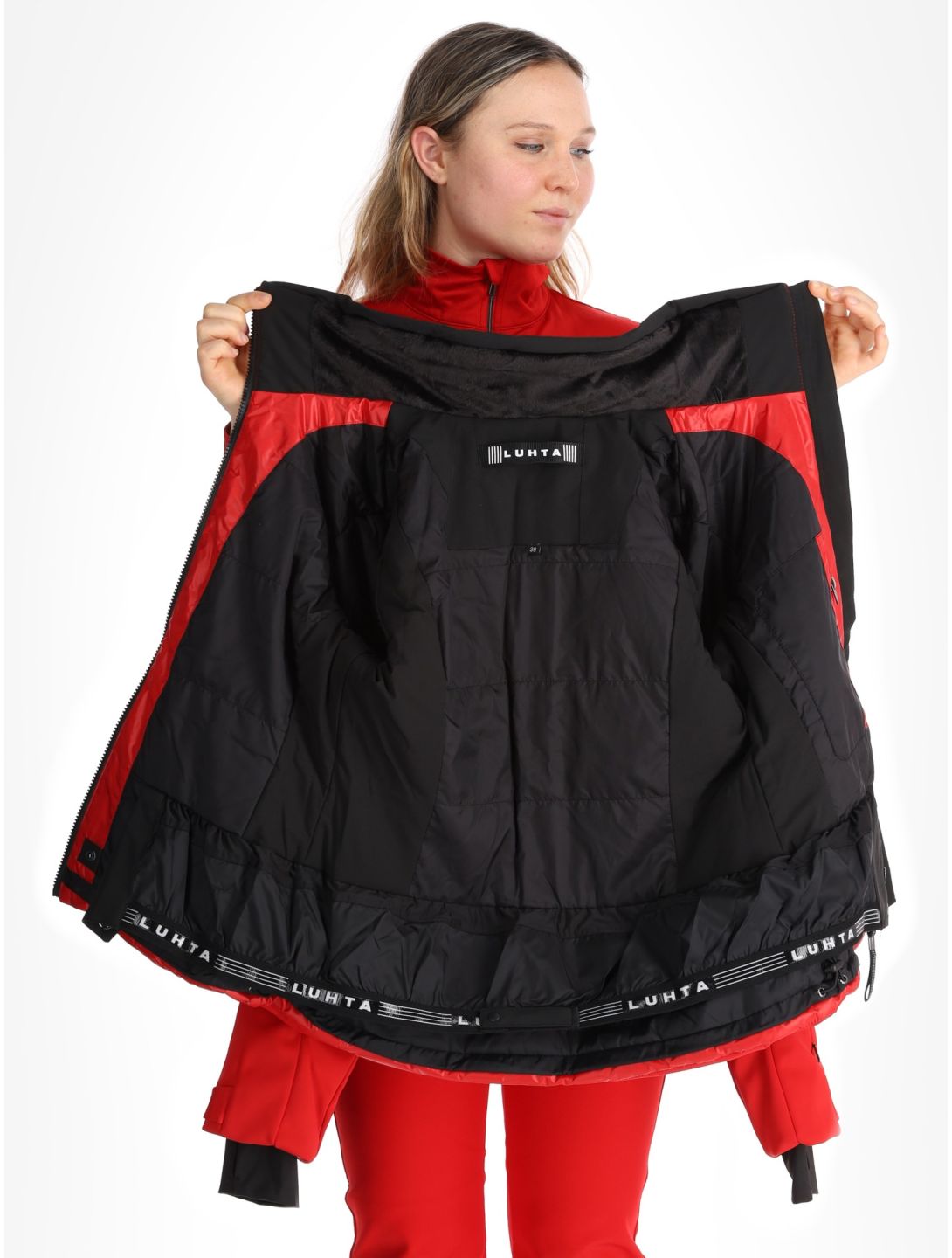 Luhta, Kierinki veste de ski femmes Cranberry rouge 