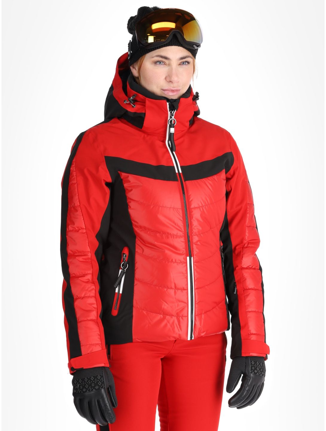 Luhta, Kitinen veste de ski femmes Cranberry rouge 