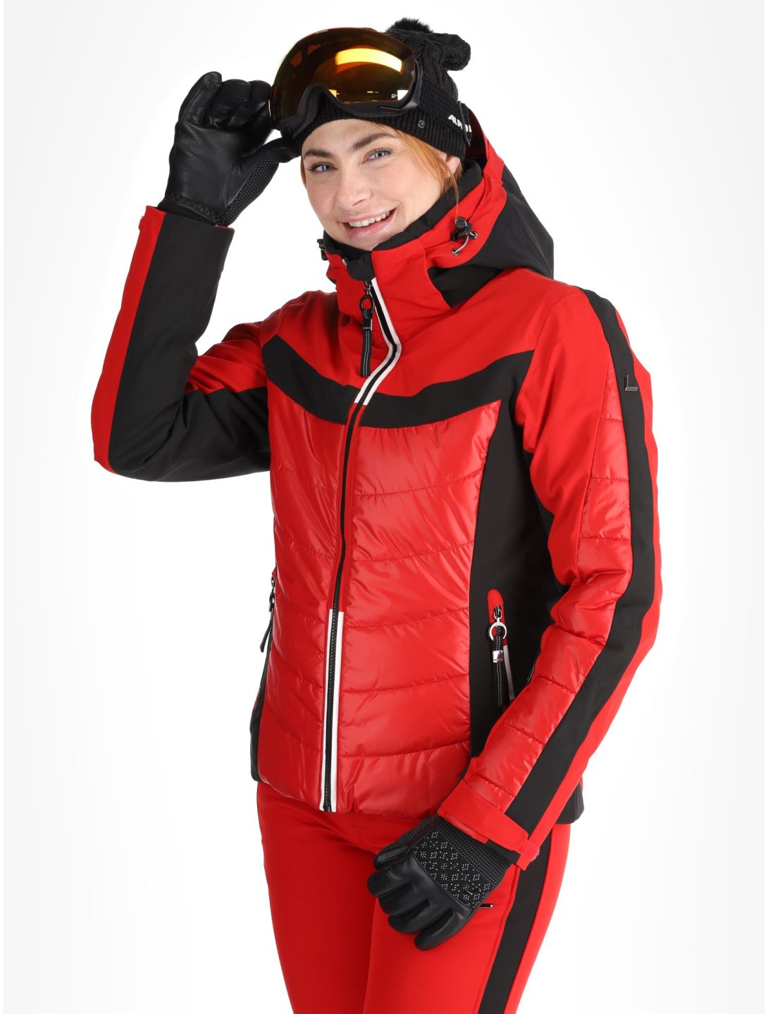 Luhta, Kitinen veste de ski femmes Cranberry rouge 