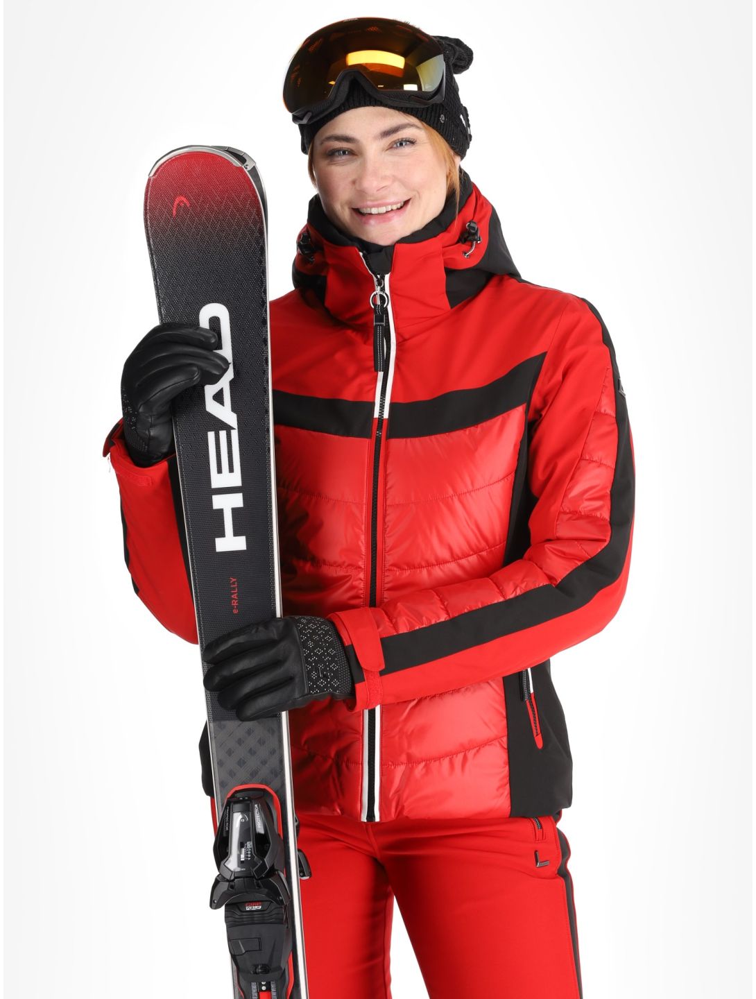 Luhta, Kitinen veste de ski femmes Cranberry rouge 