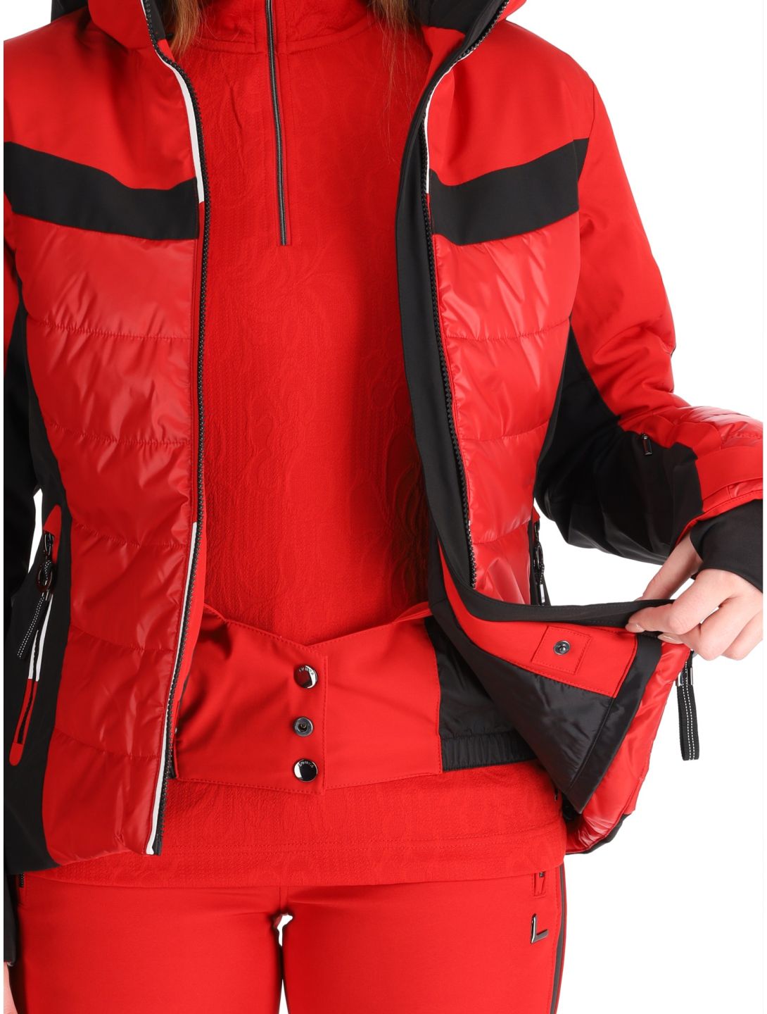 Luhta, Kitinen veste de ski femmes Cranberry rouge 