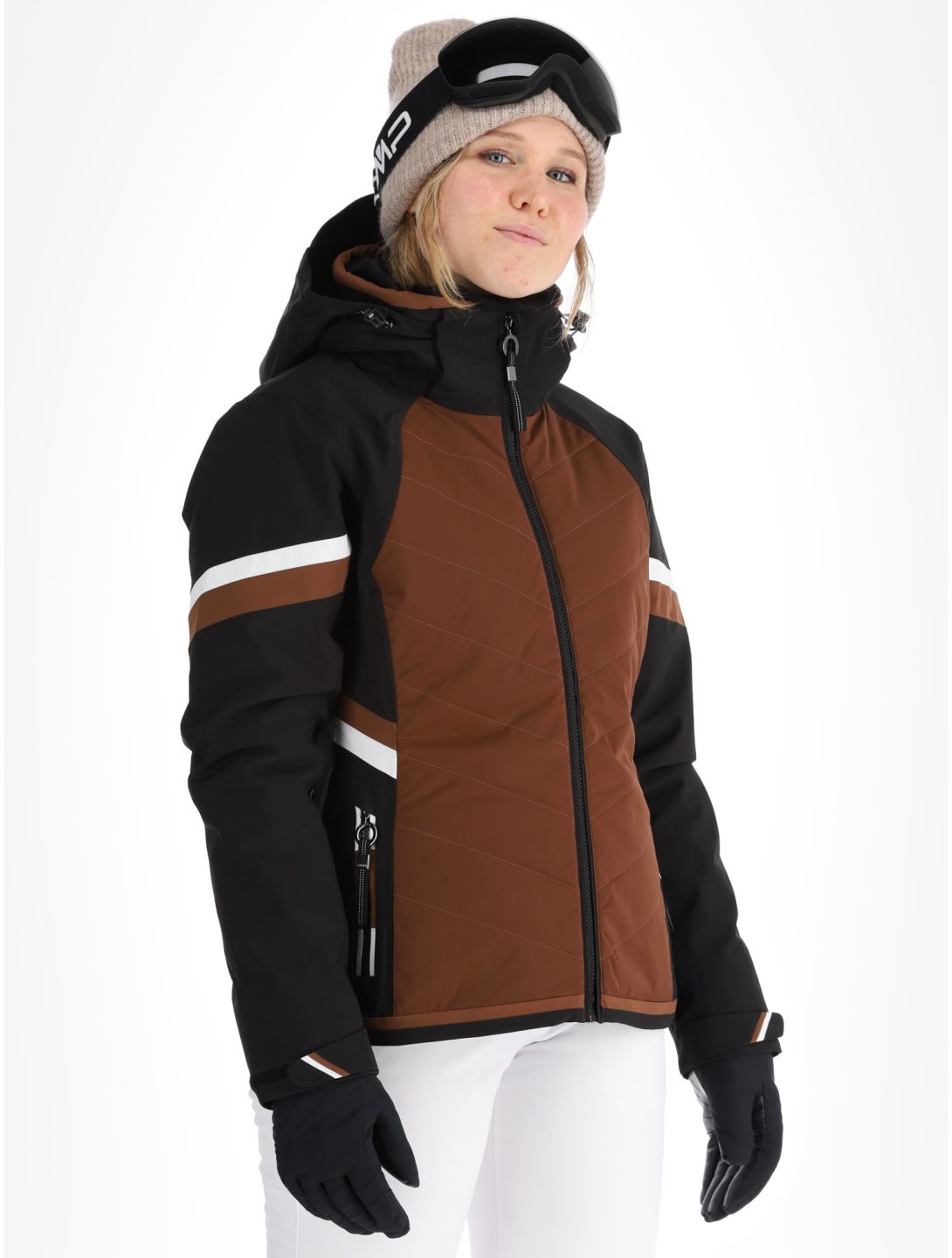 Luhta, Koutela veste de ski femmes Chocolat brun 