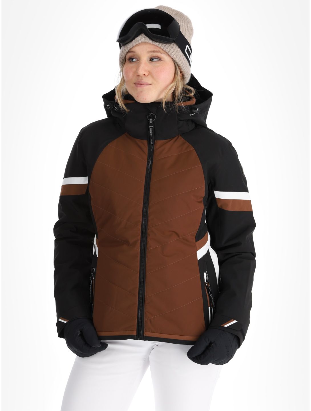 Luhta, Koutela veste de ski femmes Chocolat brun 