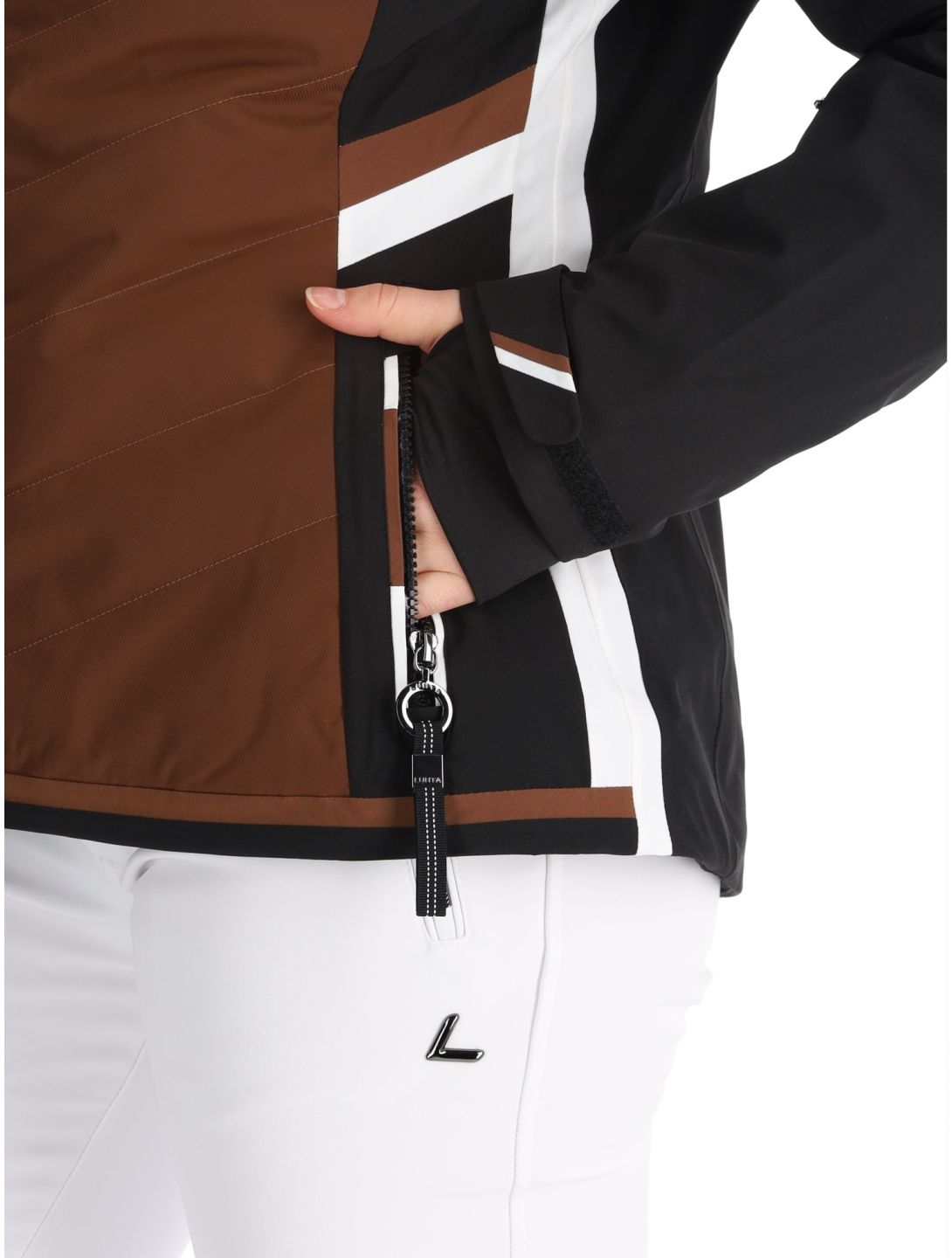 Luhta, Koutela veste de ski femmes Chocolat brun 