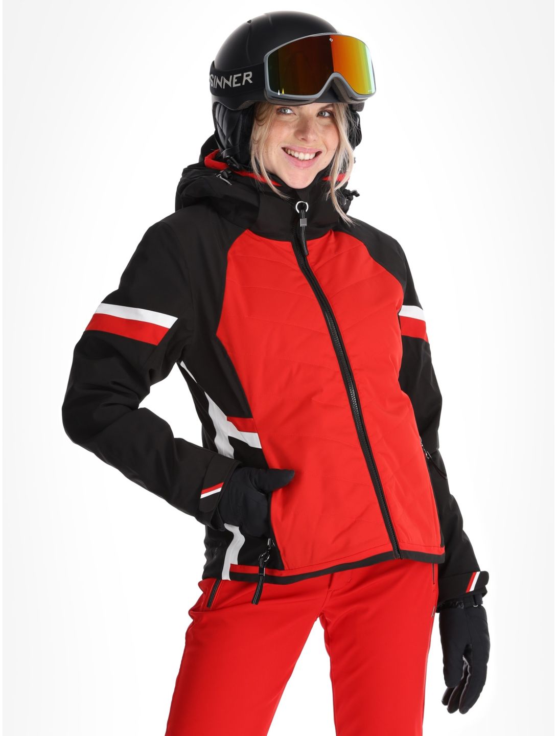 Luhta, Koutela veste de ski femmes Cranberry rouge 