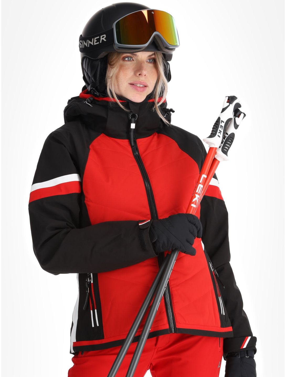 Luhta, Koutela veste de ski femmes Cranberry rouge 