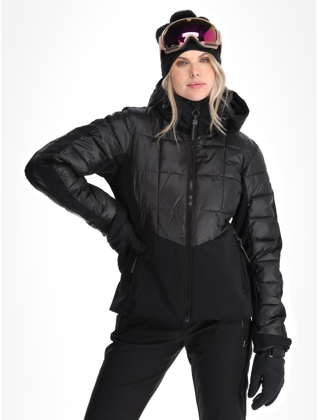 Luhta, Kuivasalmi veste de ski femmes Black noir 