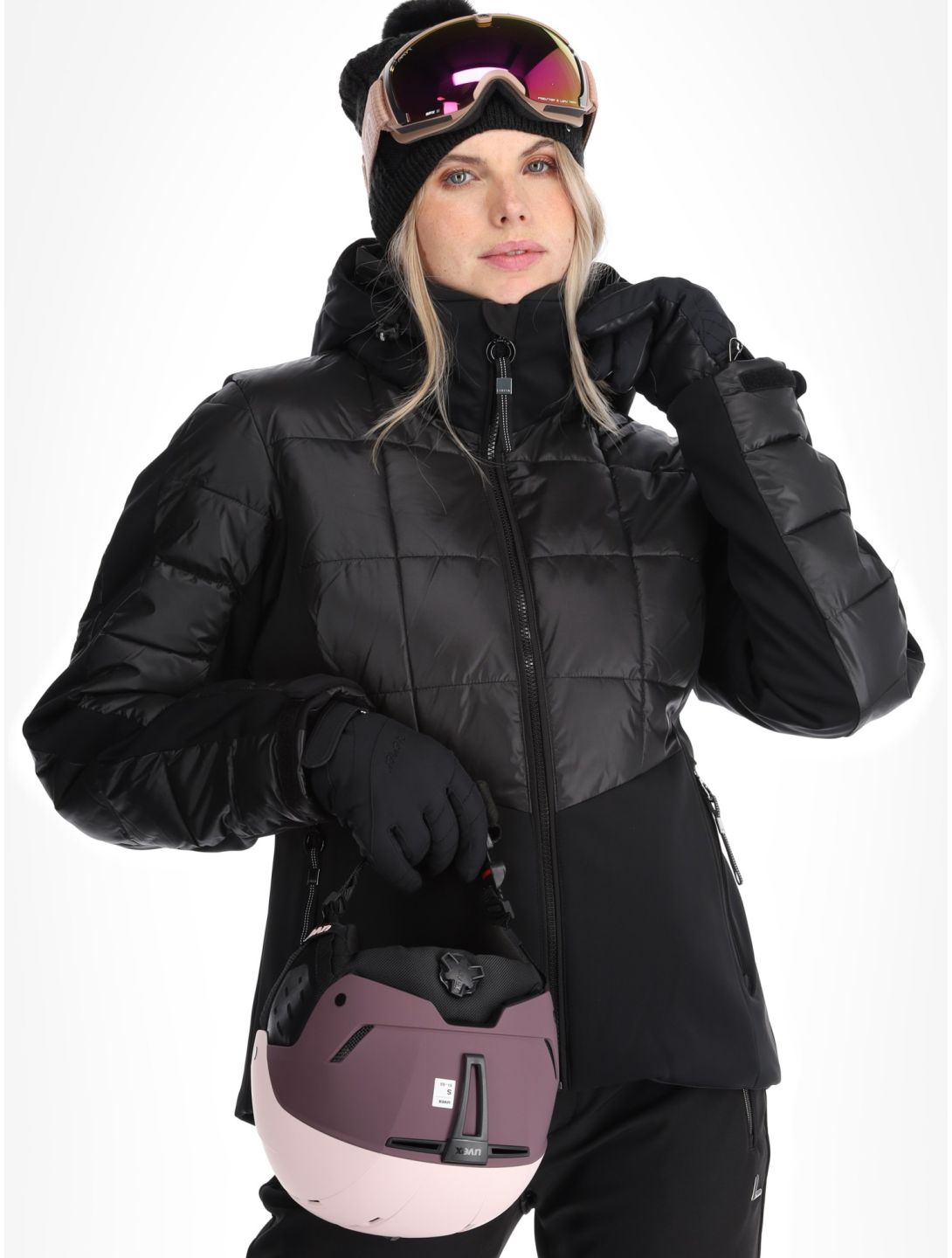 Luhta, Kuivasalmi veste de ski femmes Black noir 