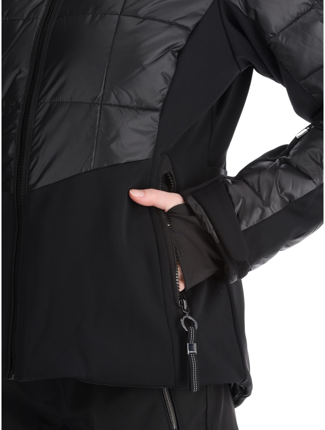 Luhta, Kuivasalmi veste de ski femmes Black noir 