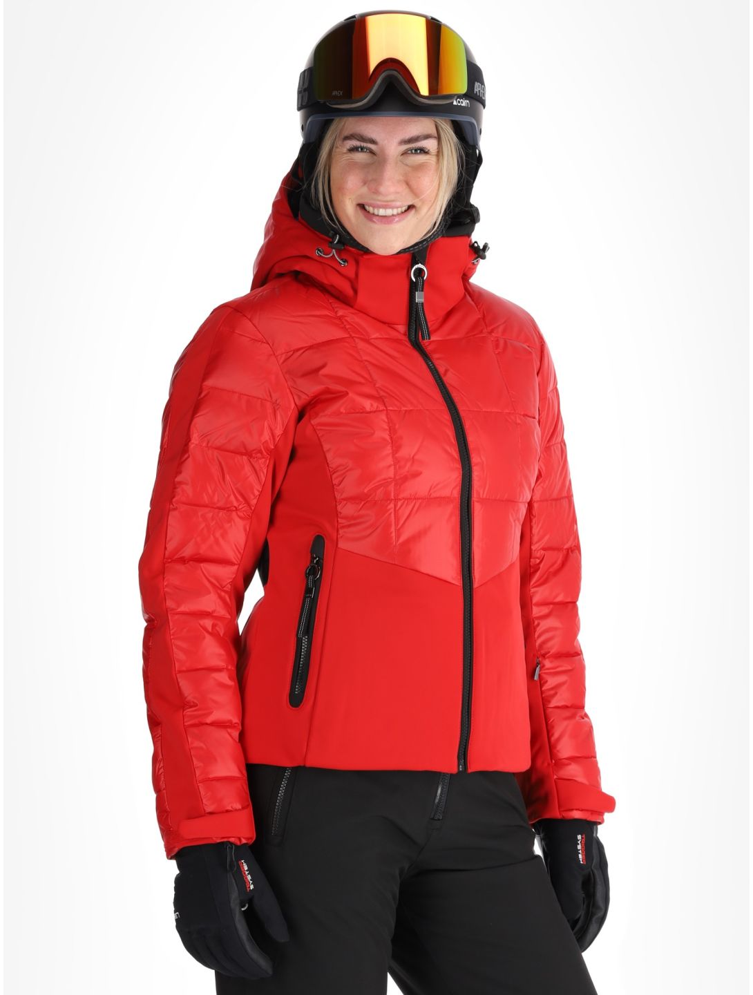 Luhta, Kuivasalmi veste de ski femmes Cranberry rouge 