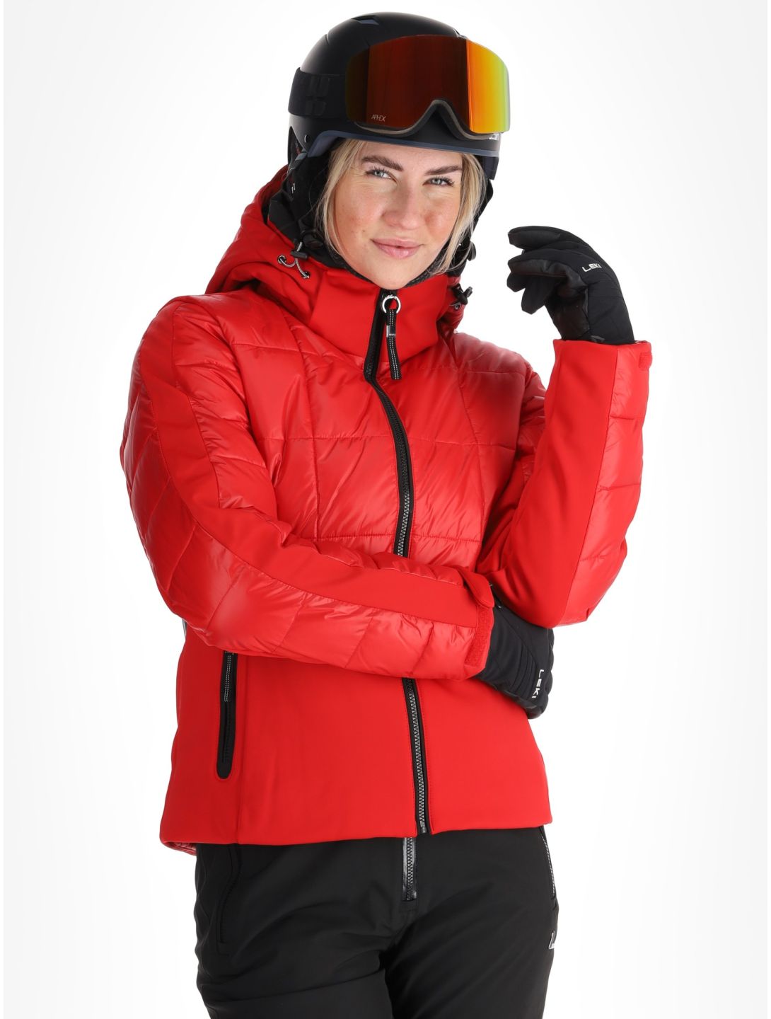 Luhta, Kuivasalmi veste de ski femmes Cranberry rouge 