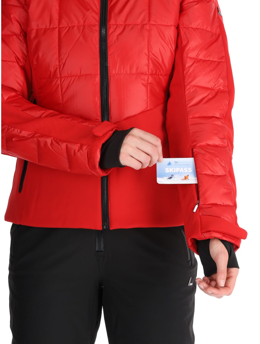 Luhta, Kuivasalmi veste de ski femmes Cranberry rouge 