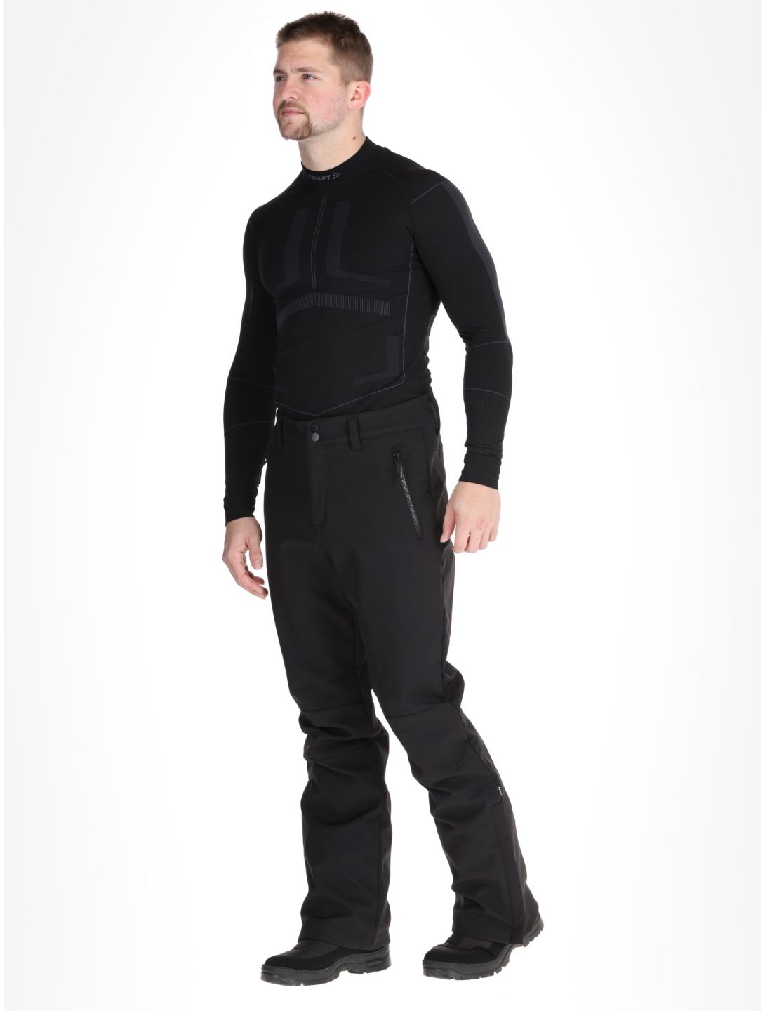 Luhta, Kuusamo pantalon de ski en softshell hommes Black noir 