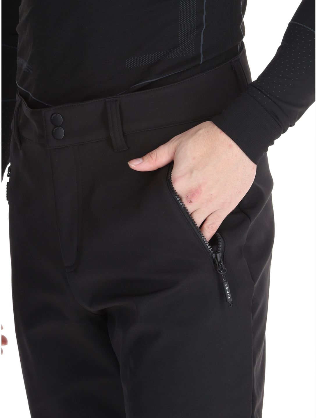 Luhta, Kuusamo pantalon de ski en softshell hommes Black noir 