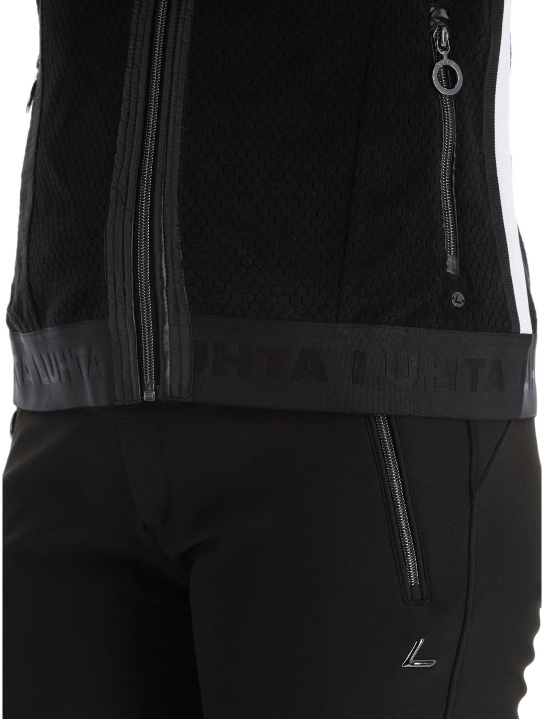 Luhta, Lainiotunturi gilet femmes Black gris, noir 