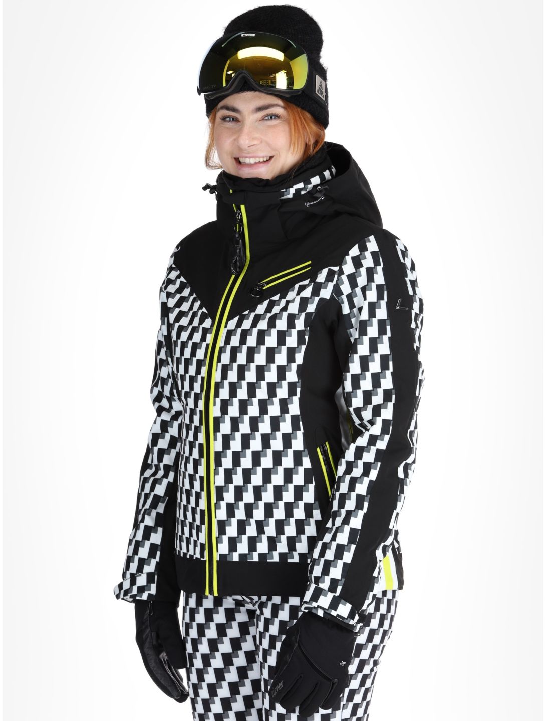 Luhta, Laukukero veste de ski femmes Black / White blanc, noir 