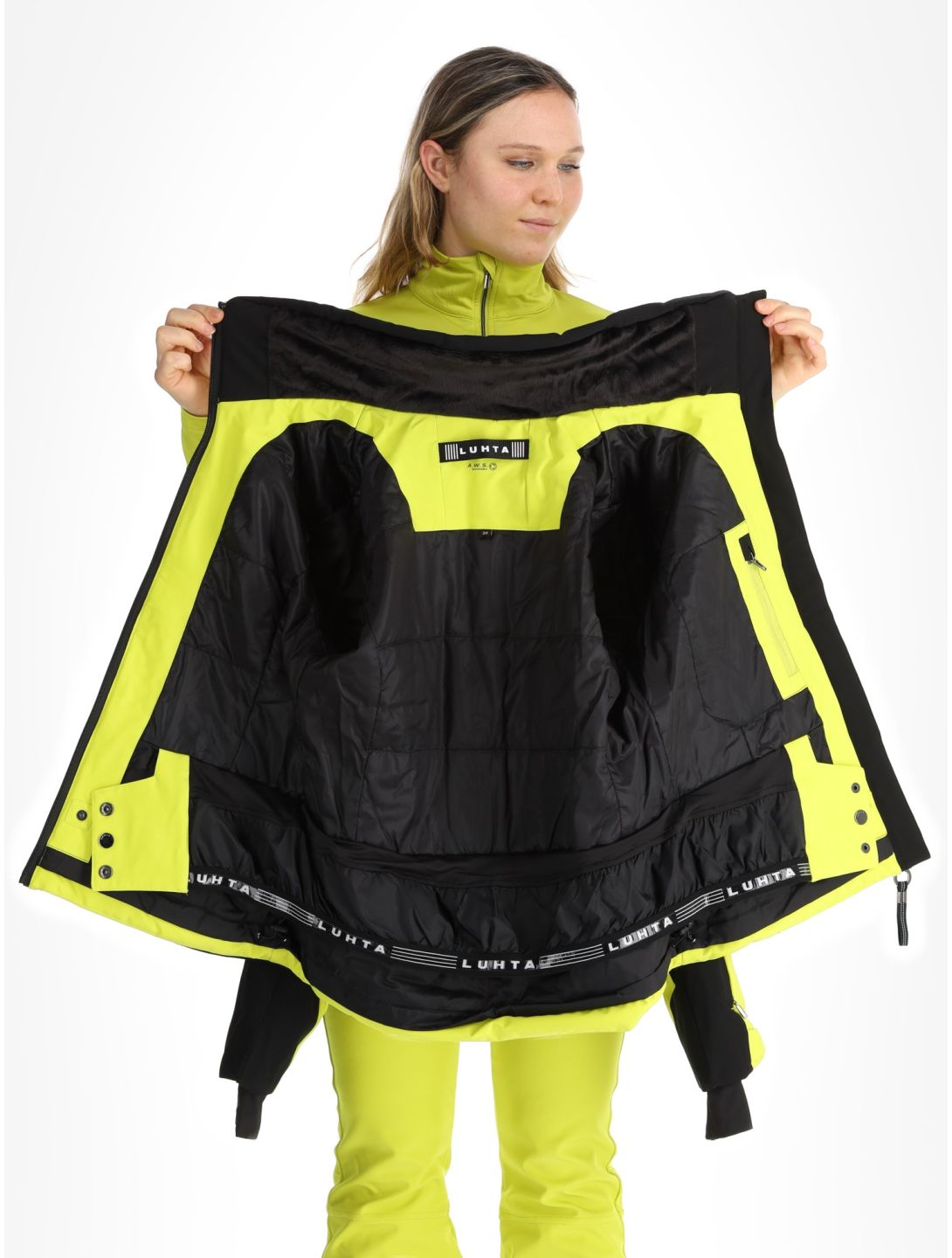 Luhta, Lintula veste de ski femmes Aloe vert 