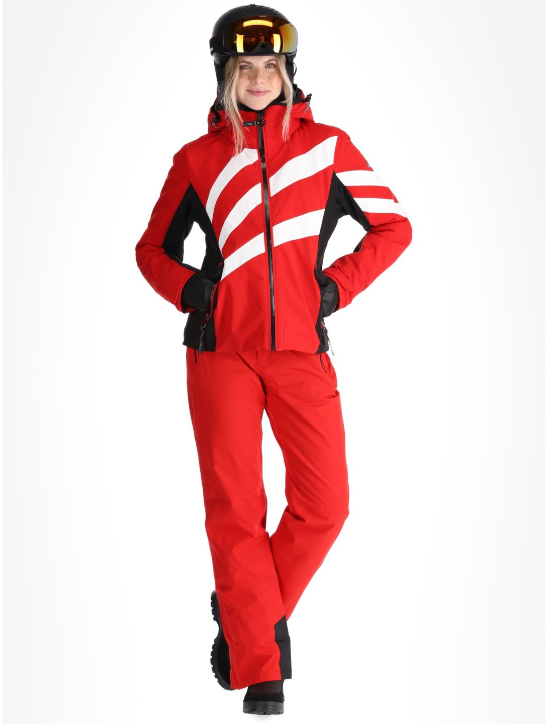 Luhta, Lintula veste de ski femmes Cranberry rouge 